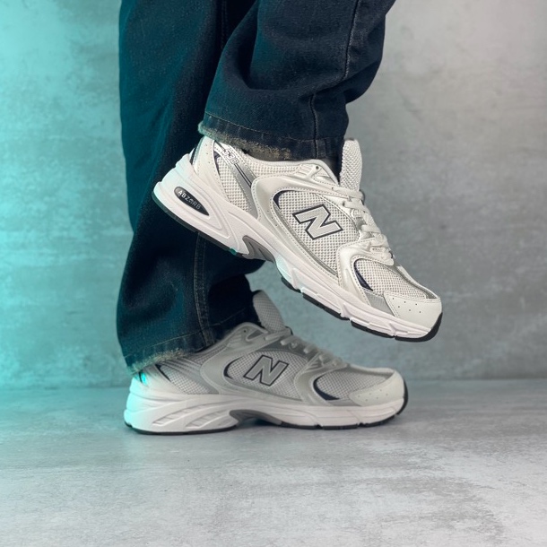 نیوبالانس ۵۳۰ سفید سرمه ای | New Balance 530 White Navy