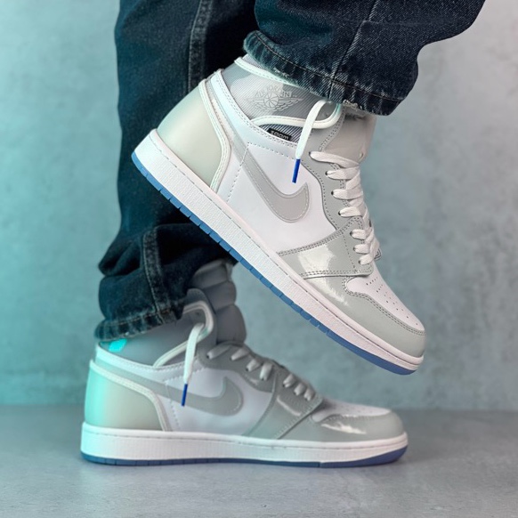 جردن 1 ساقدار وایت ریسر بلو | Jordan 1 High White Racer Blue