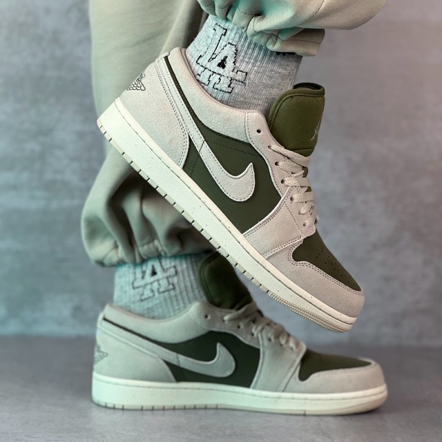 جردن ۱ لو مدیوم الیو | Jordan 1 Low Medium Olive