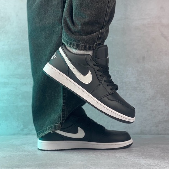 جردن ۱ بلک وایت | jordan 1 low black white