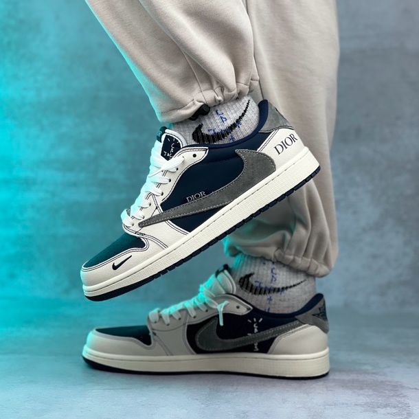 جردن ۱ ترویس دیور | Jordan 1 Low Travis Dior