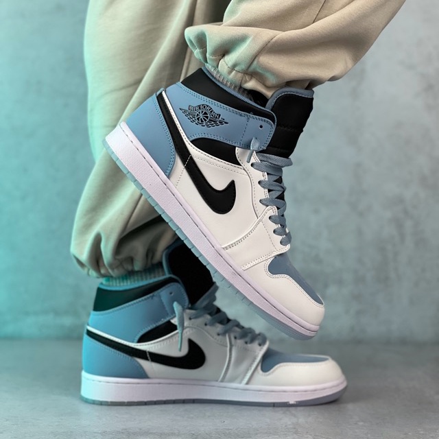 جردن ۱ ساقدار آبی یخی | Jordan 1 High Mid SE Ice Blue